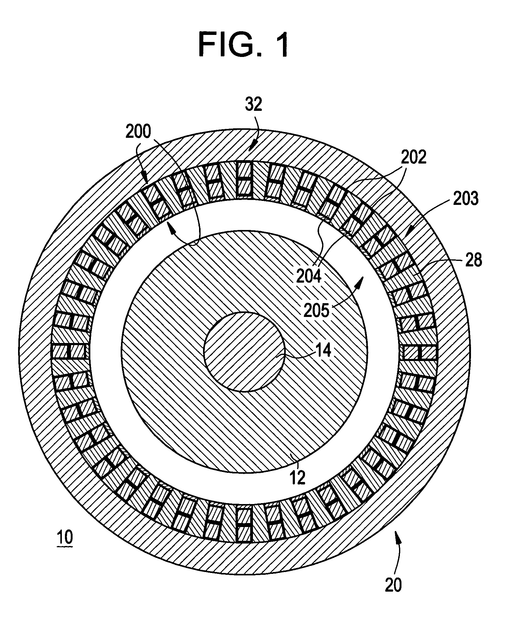 AC winding with integrated cooling system and method for making the same