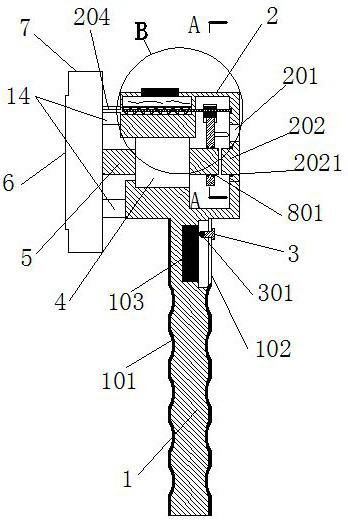 A kind of nursing device for smearing medicine on the wound surface of patients with vitiligo