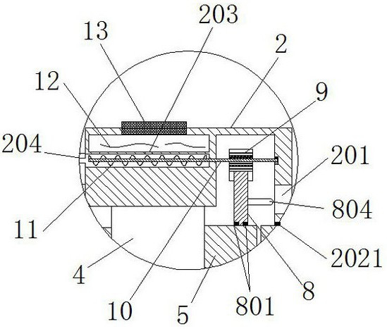 A kind of nursing device for smearing medicine on the wound surface of patients with vitiligo