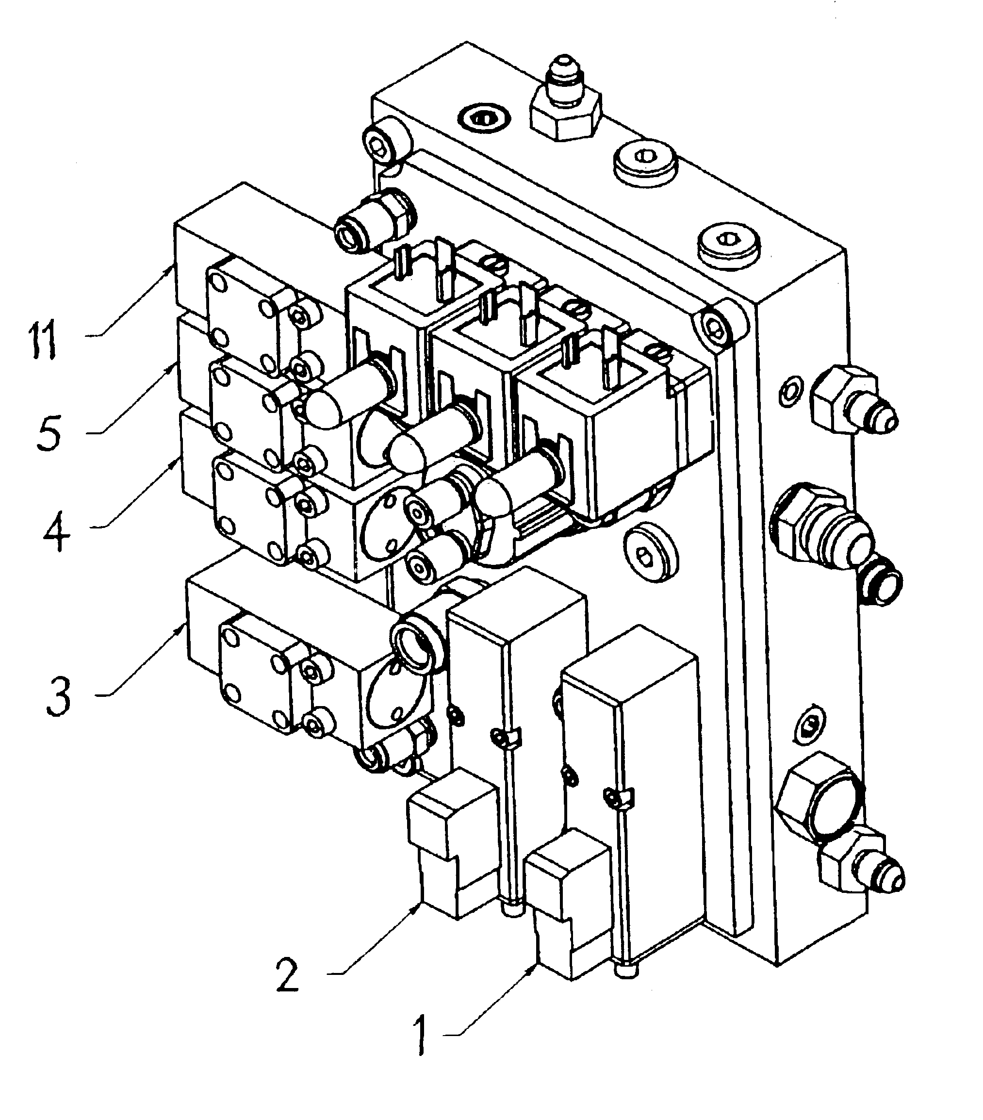 Integrated pneumatic manifold