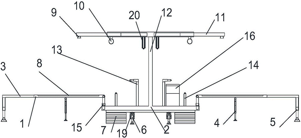 Movable complex terrain emergency lane device and method