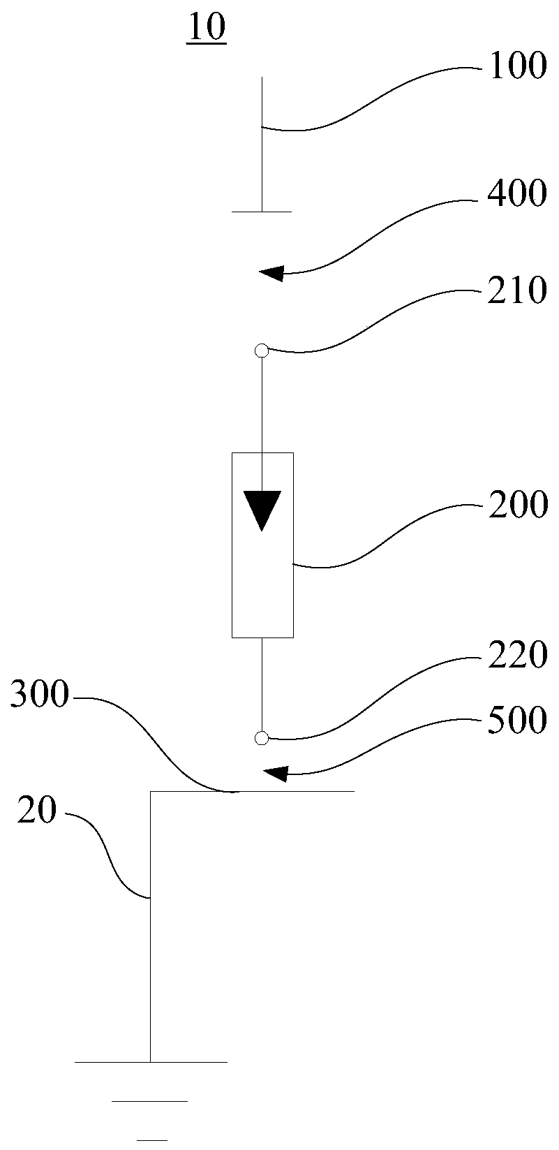 Lightning arrester disconnector device