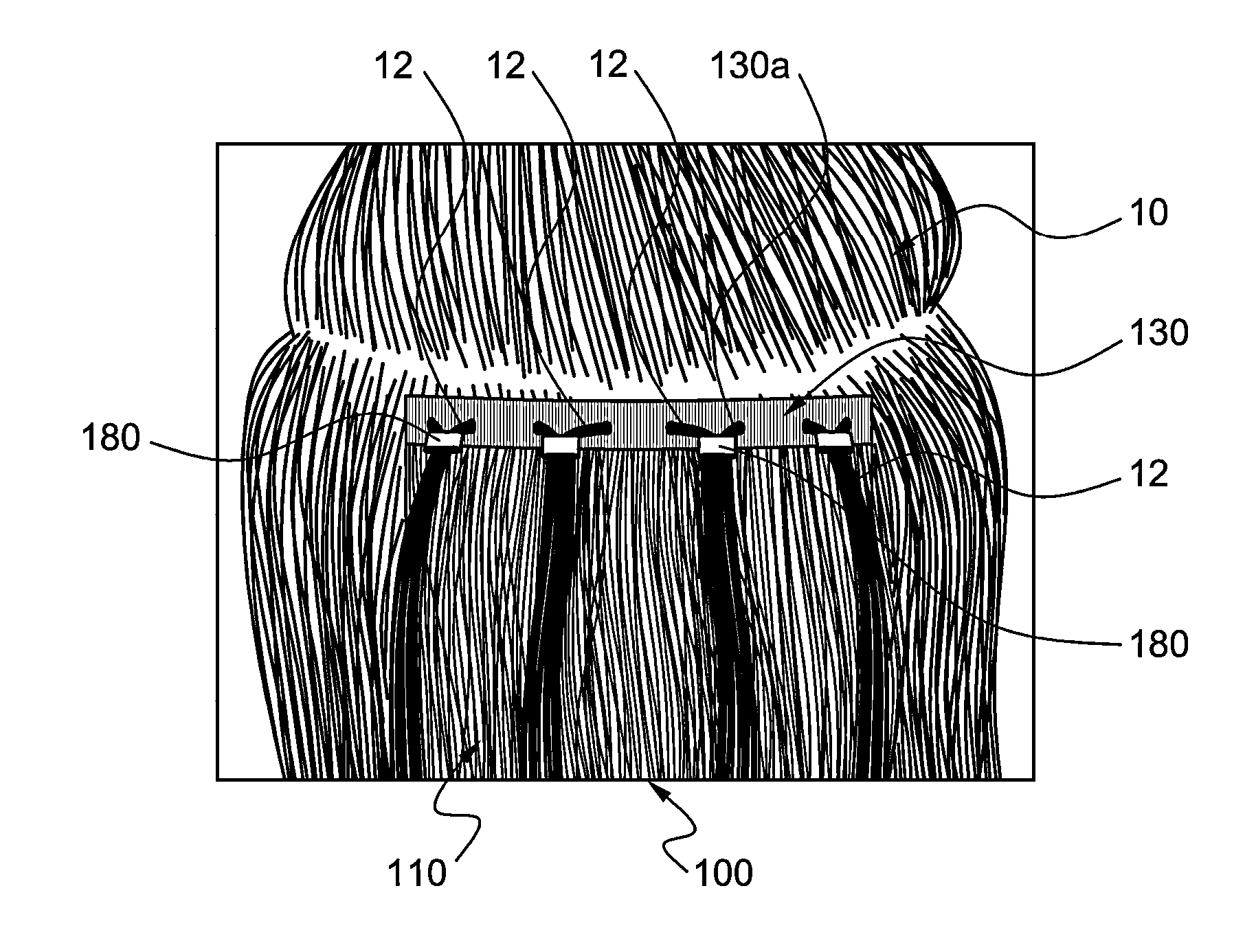 Hair extension and process for the same