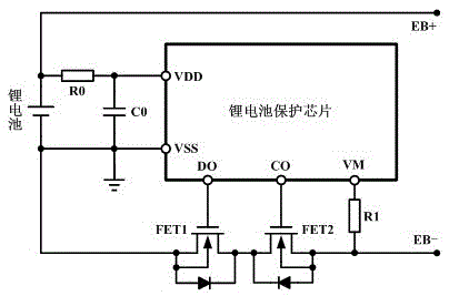 A single-cell lithium battery protection chip with precise delay and sleep function