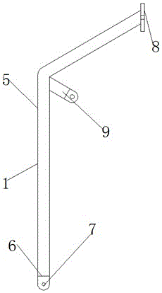 Special wood lifting and grabbing fixture applicable to wood processing in small and medium-sized enterprises