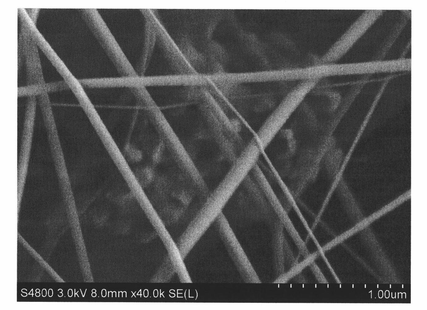 Inorganic/organic composite polyimide-based nanofiber membrane and its preparation method and application