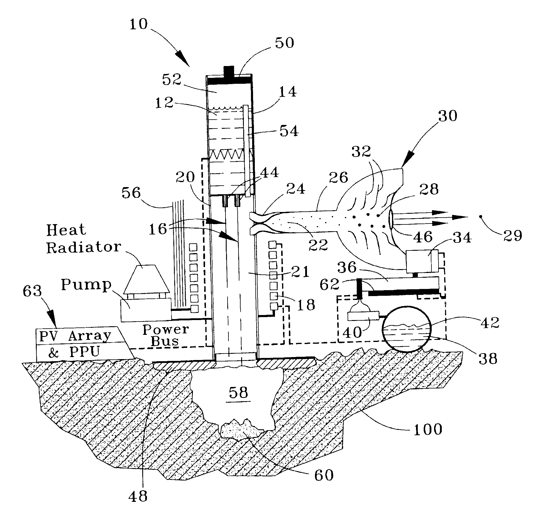 Oxygen extraction apparatus and process