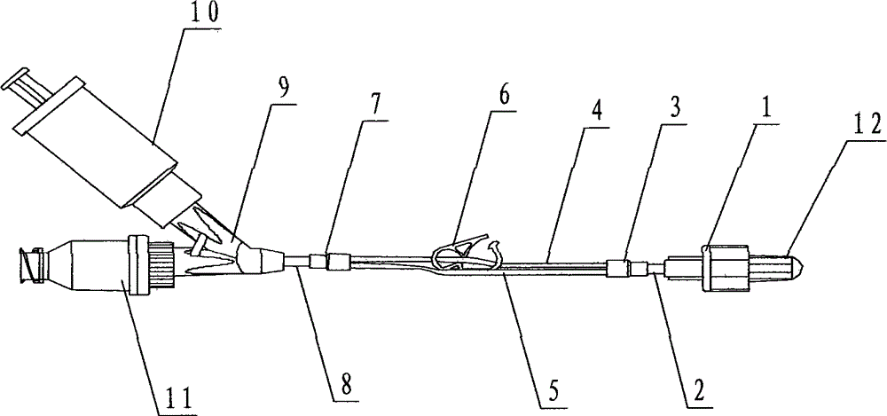 Indwelling needle controlled-release positive pressure device