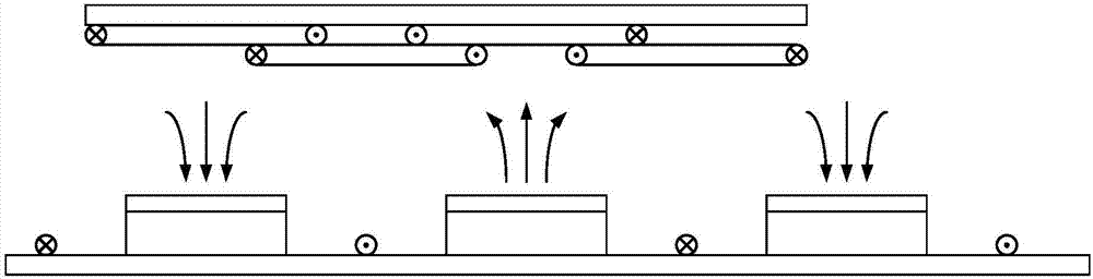 Four-coil receiving device improving mobile wireless electric energy transmission quality, and application of four-coil receiving device