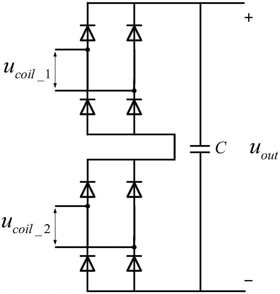 Four-coil receiving device improving mobile wireless electric energy transmission quality, and application of four-coil receiving device