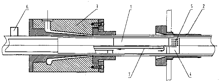 Extrusion forming and diameter-setting equipment of steel-plastics composite pipe using perforated steel pipe as skeleton