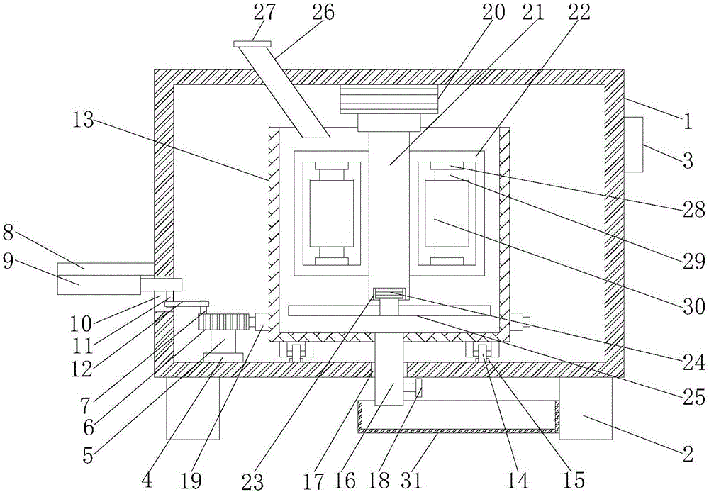 High-efficiency mixing device for production of antimicrobial algicide