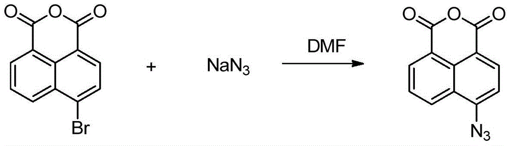 A class of naphthalimide compounds containing 2-mercaptobenzothiazole and triazole heterocycle, its preparation method and application