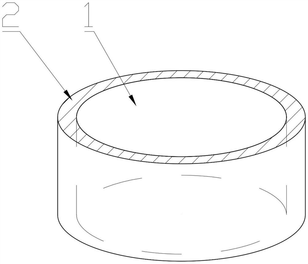 In-situ metal ceramic multi-material preparation method based on powder bed melting