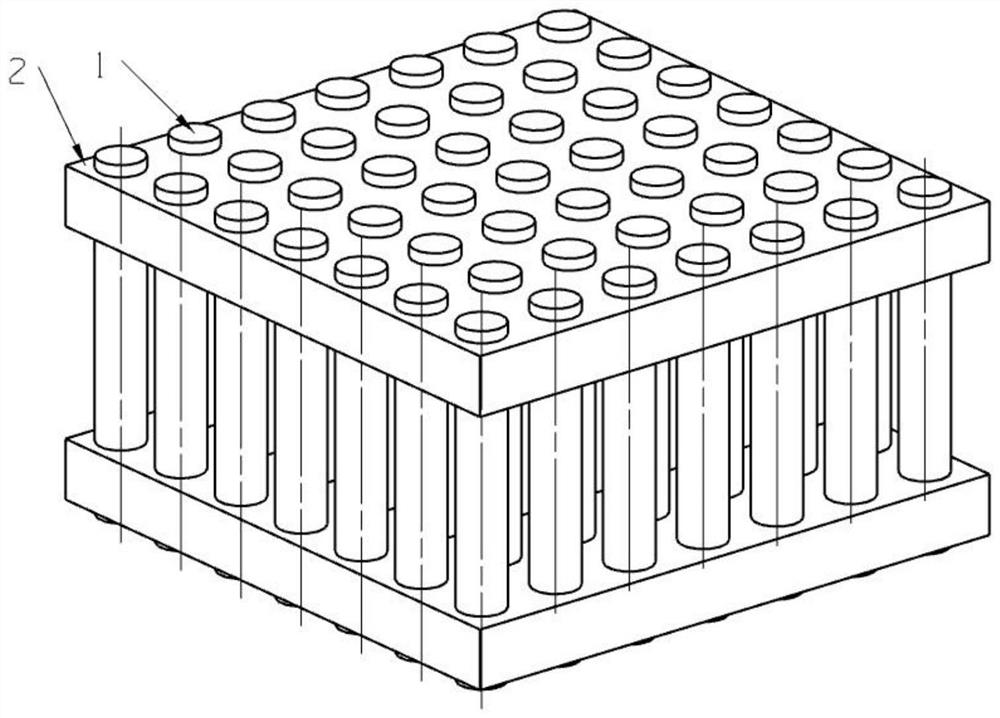 In-situ metal ceramic multi-material preparation method based on powder bed melting