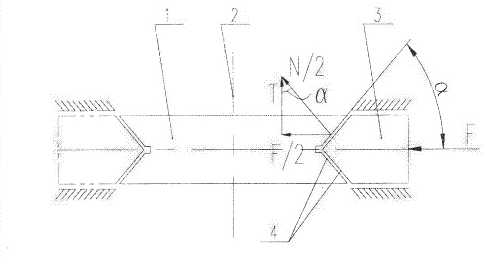 Conical surface friction brake for industry and automobiles