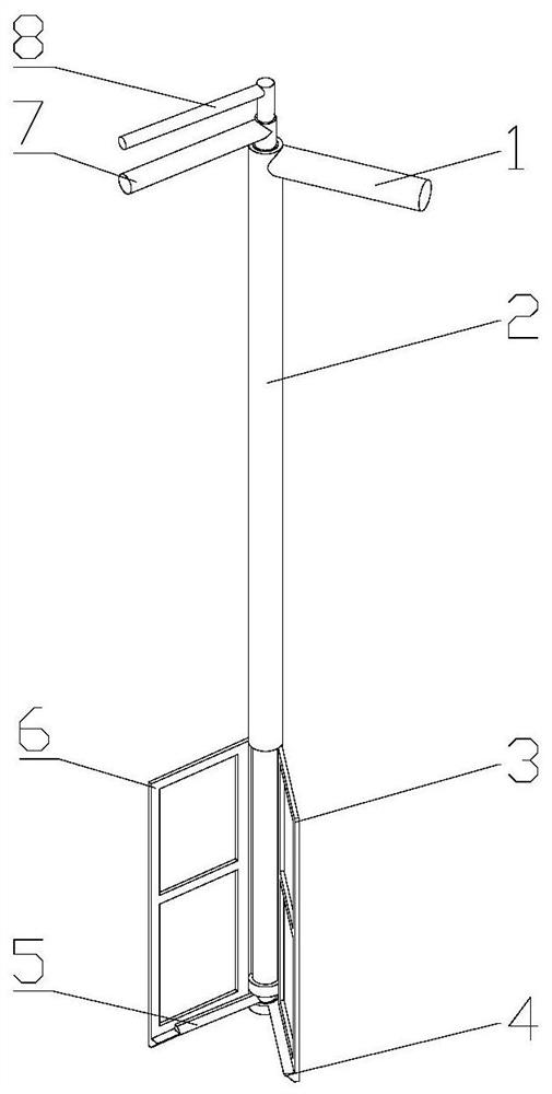 A cross-cut white asparagus harvesting device and harvesting method