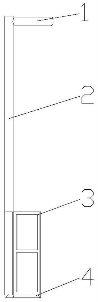 A cross-cut white asparagus harvesting device and harvesting method