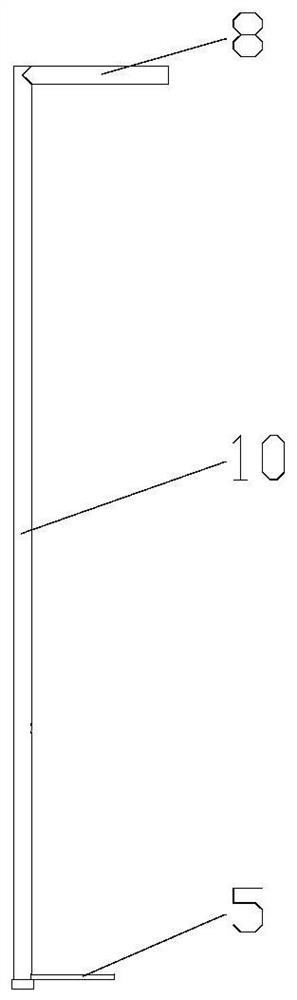 A cross-cut white asparagus harvesting device and harvesting method