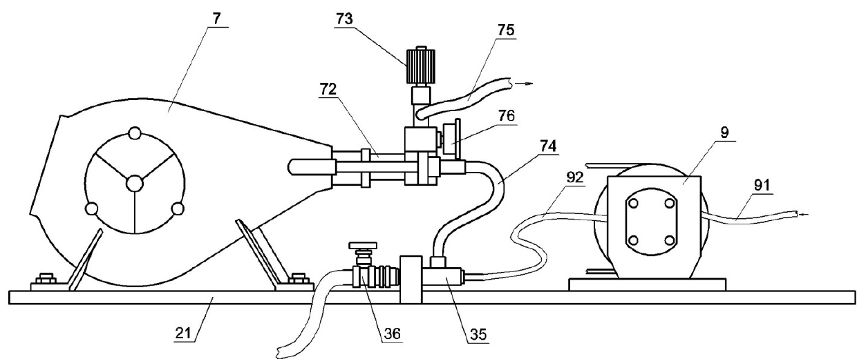 Mine cement foaming machine