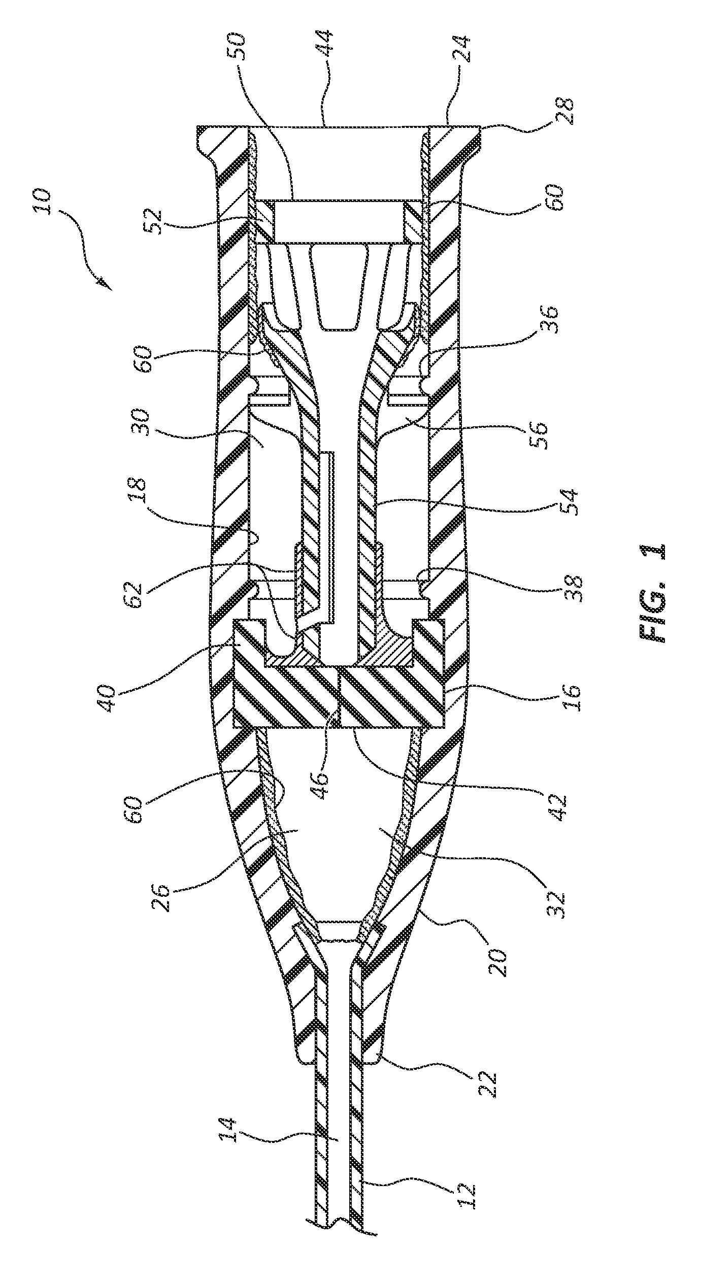 Blood control IV catheter with antimicrobial properties