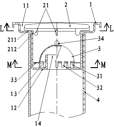 Safe floor drain capable of draining water rapidly