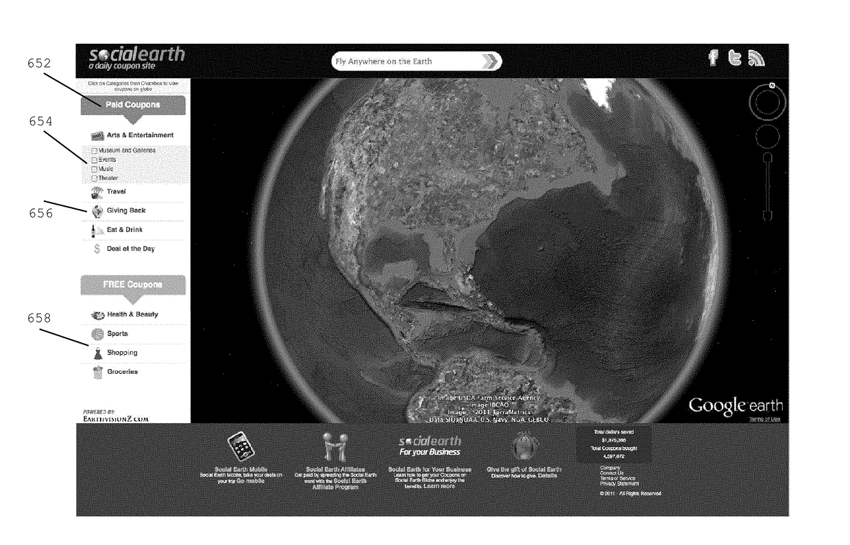 Broad and alternative category clustering of the same, similar or different categories in social/geo/promo link promotional data sets for end user display of interactive ad links, coupons, mobile coupons, promotions and sale of products, goods and services integrated with 3D spatial geomapping and mobile mapping and social networking