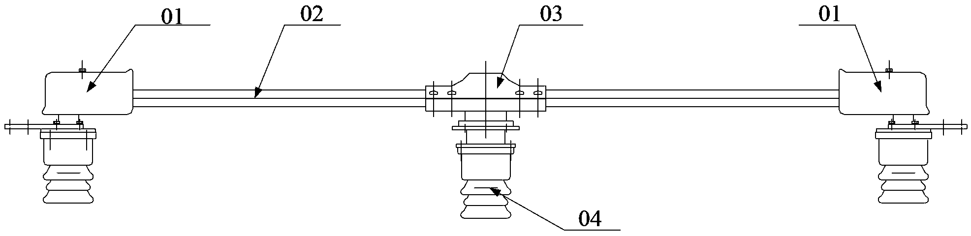 Disconnecting switch and conducting loop structure thereof