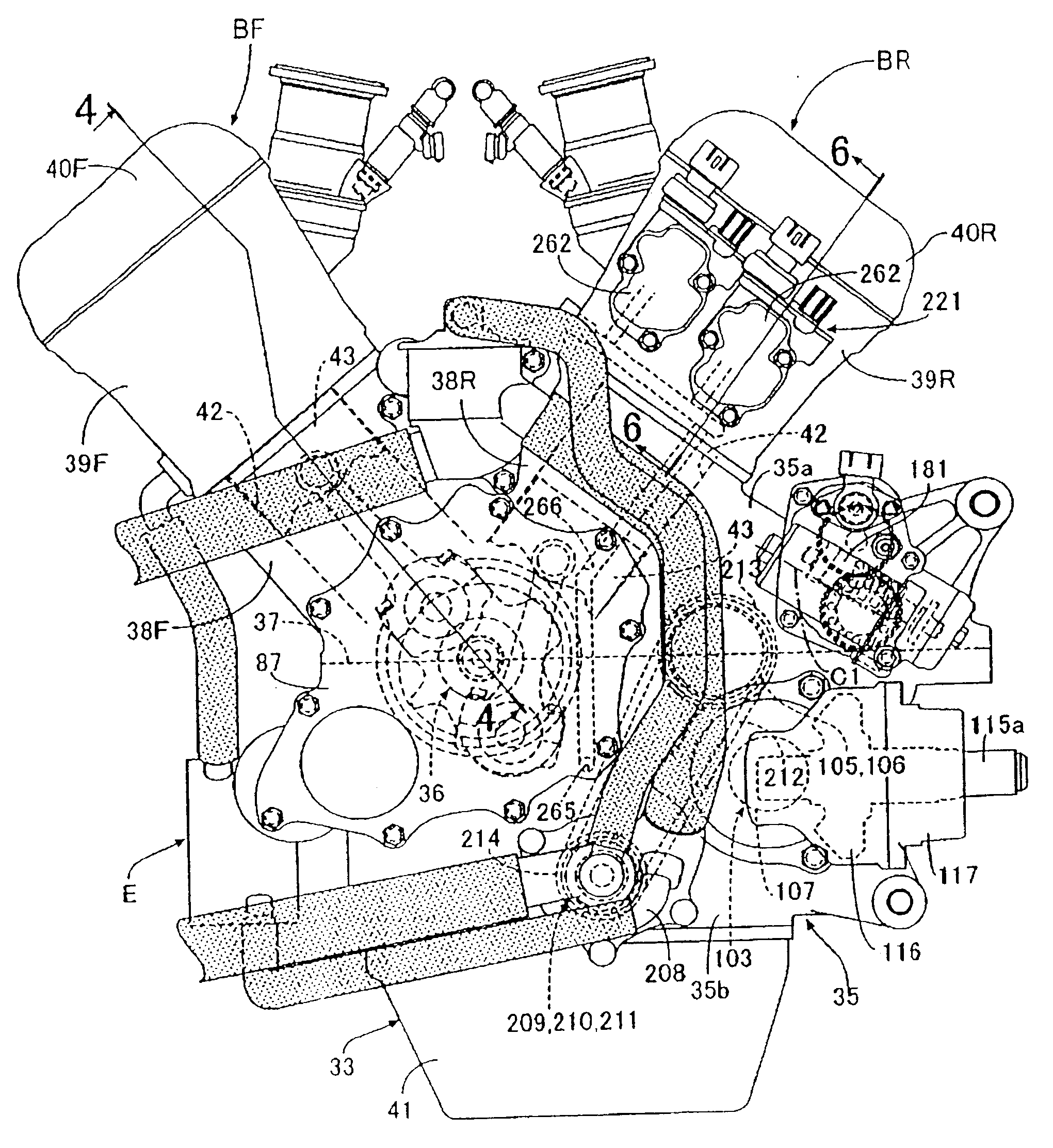 Engine for small vehicle