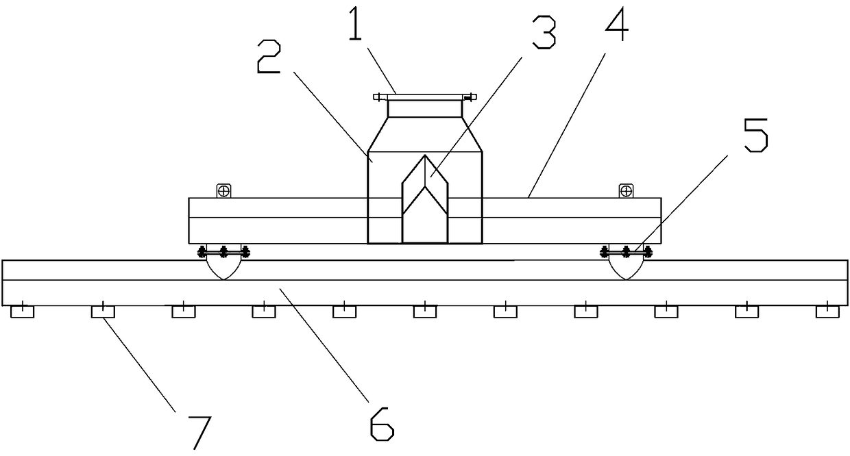 Water distribution device for particle activated coke adsorption tower