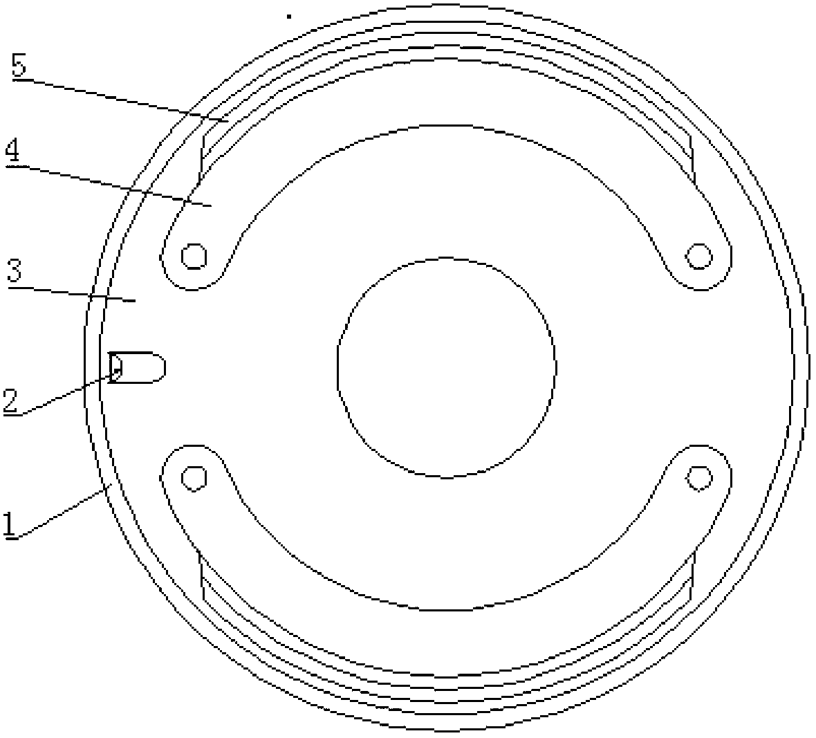 Automatic water cooling system of car brake