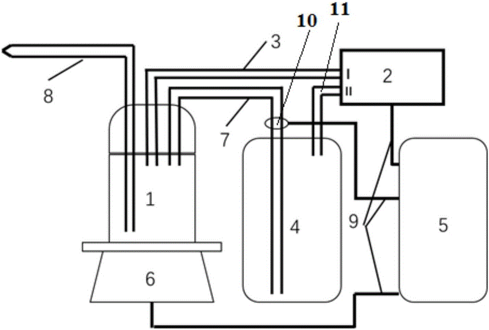 Low-temperature refrigerant liquid spraying device and automatic liquid spraying and supplementing method