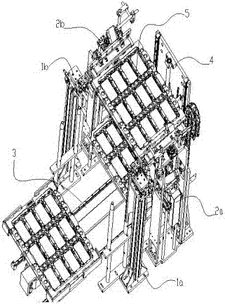 Anti-oscillation charging tray feeding and separating equipment