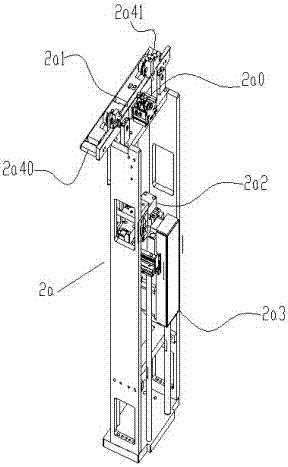 Anti-oscillation charging tray feeding and separating equipment