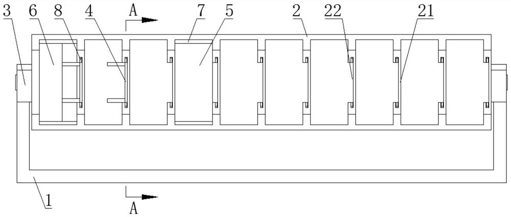 Server hard disk locking processing device