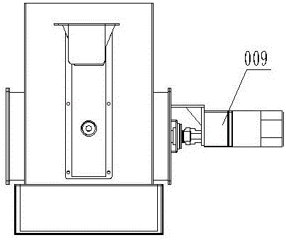 Biomass particle burner with vane drum type furnace bridge