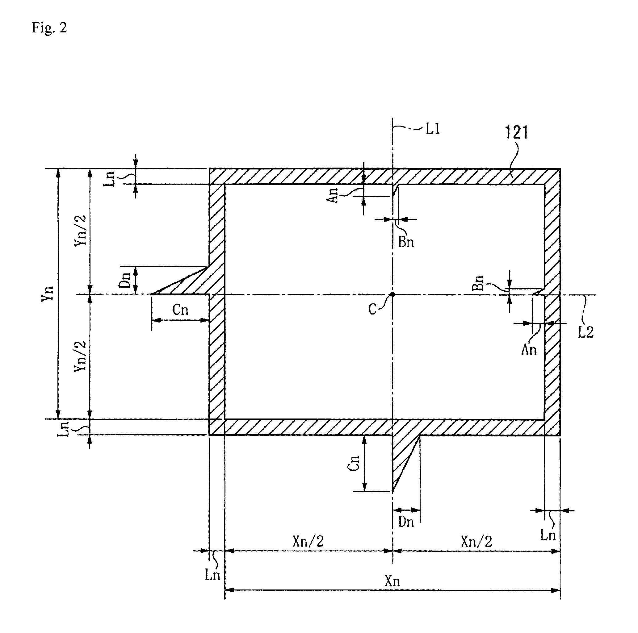 Calibration pattern for imaging device