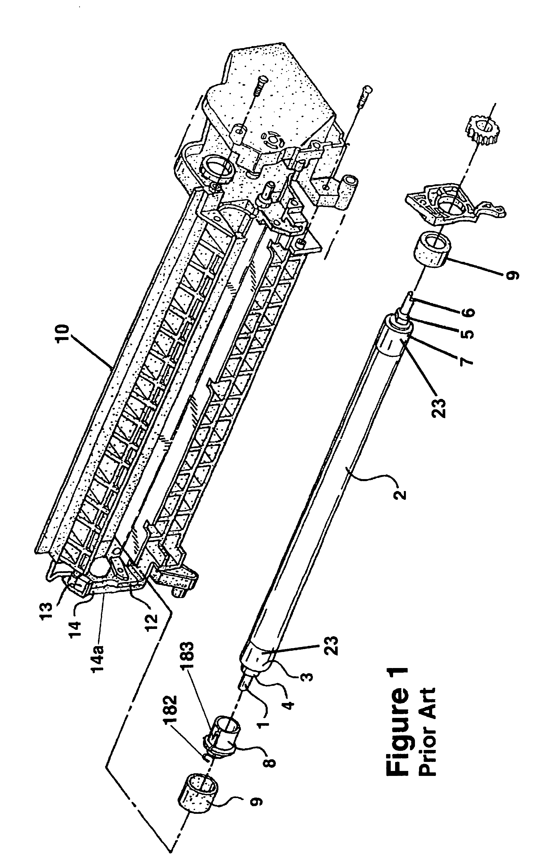 Electrical contact adapter and toner cartridge using electrical contact adapter and method