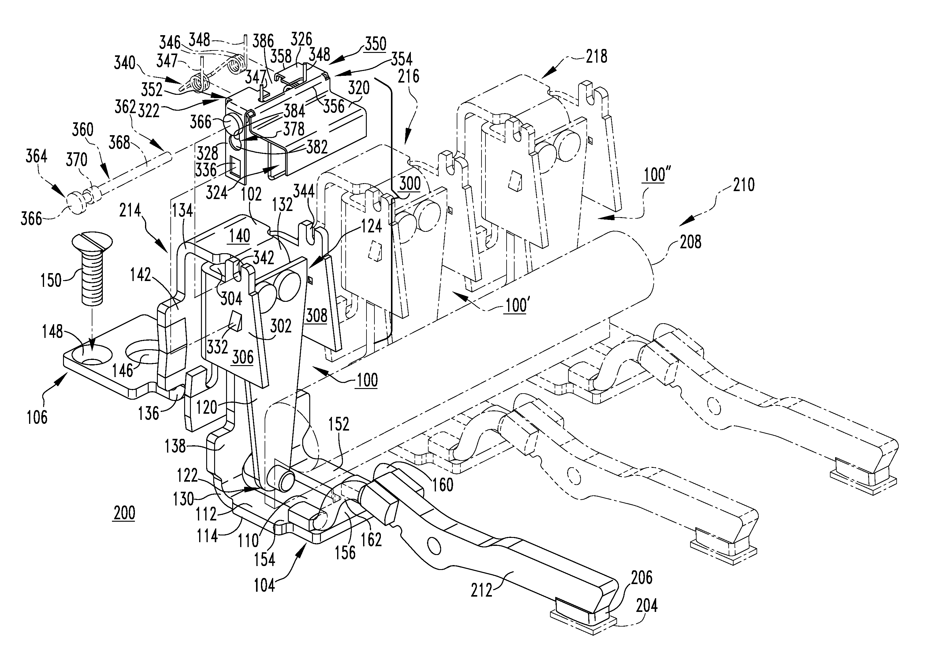 Magnetic trip mechanism and electrical switching apparatus employing the same