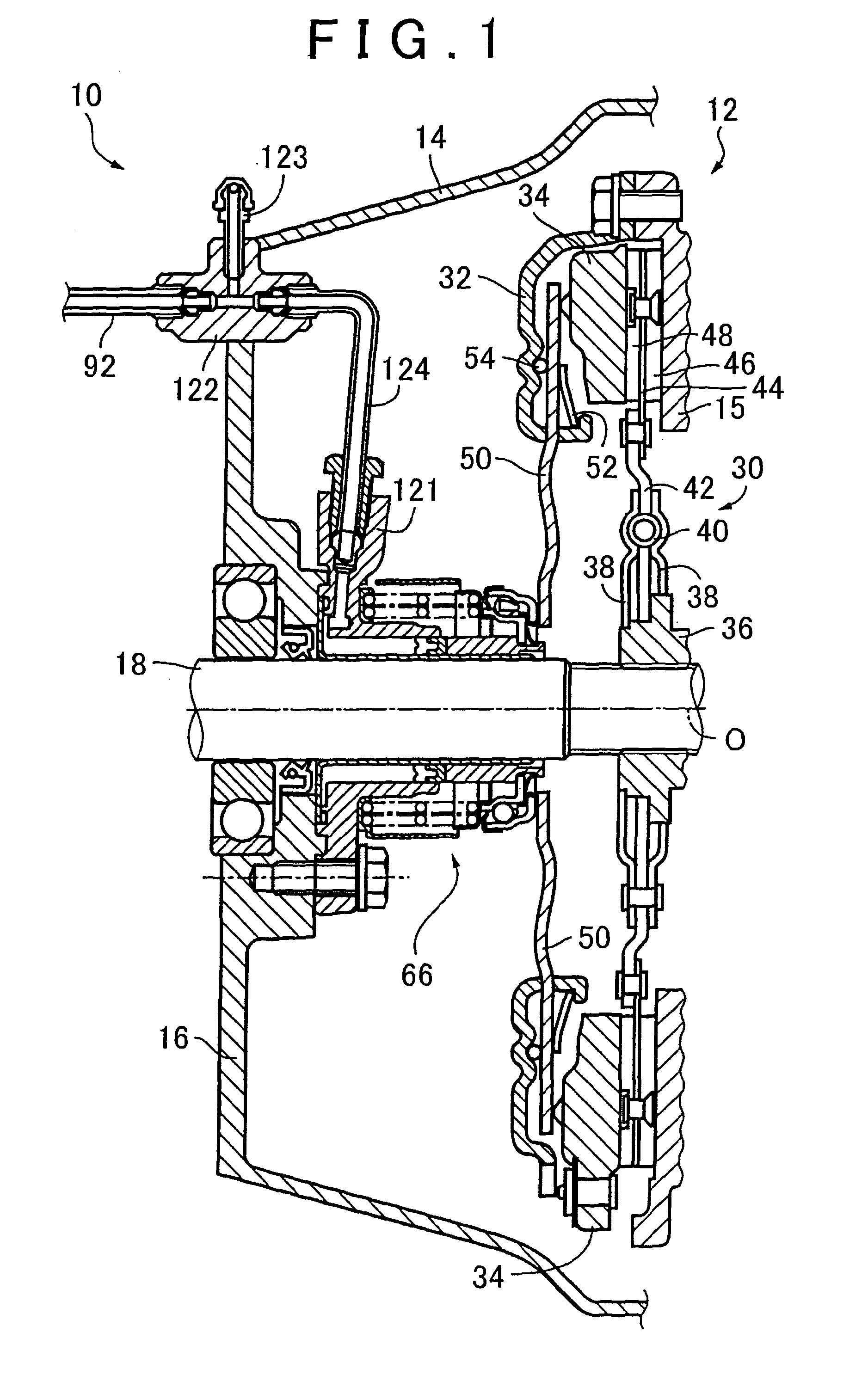 Vehicle hydraulic clutch apparatus