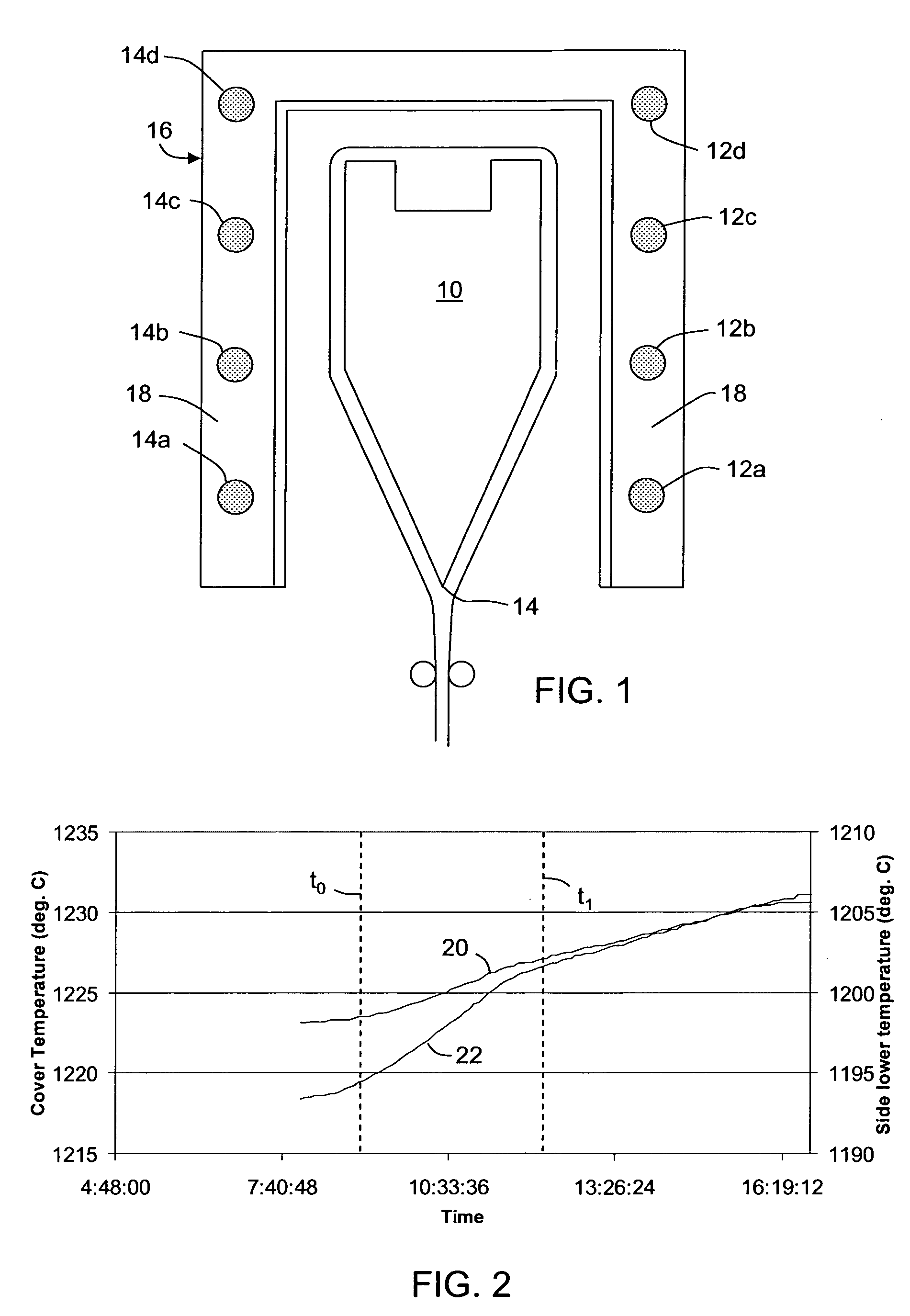 Method and apparatus for minimizing inclusions in a glass making process