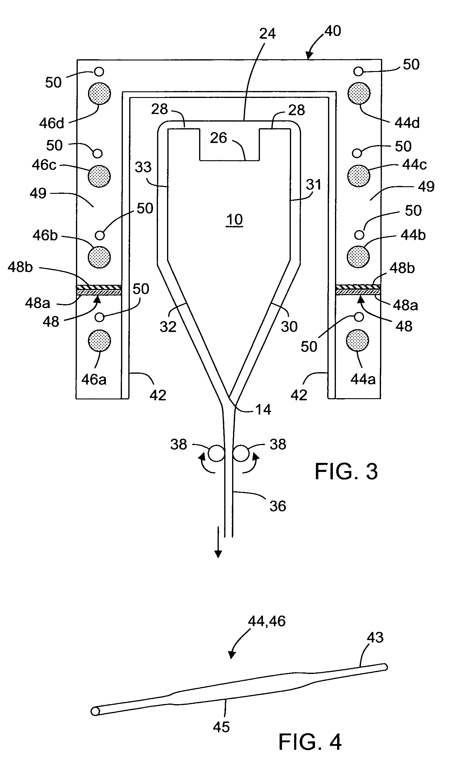 Method and apparatus for minimizing inclusions in a glass making process