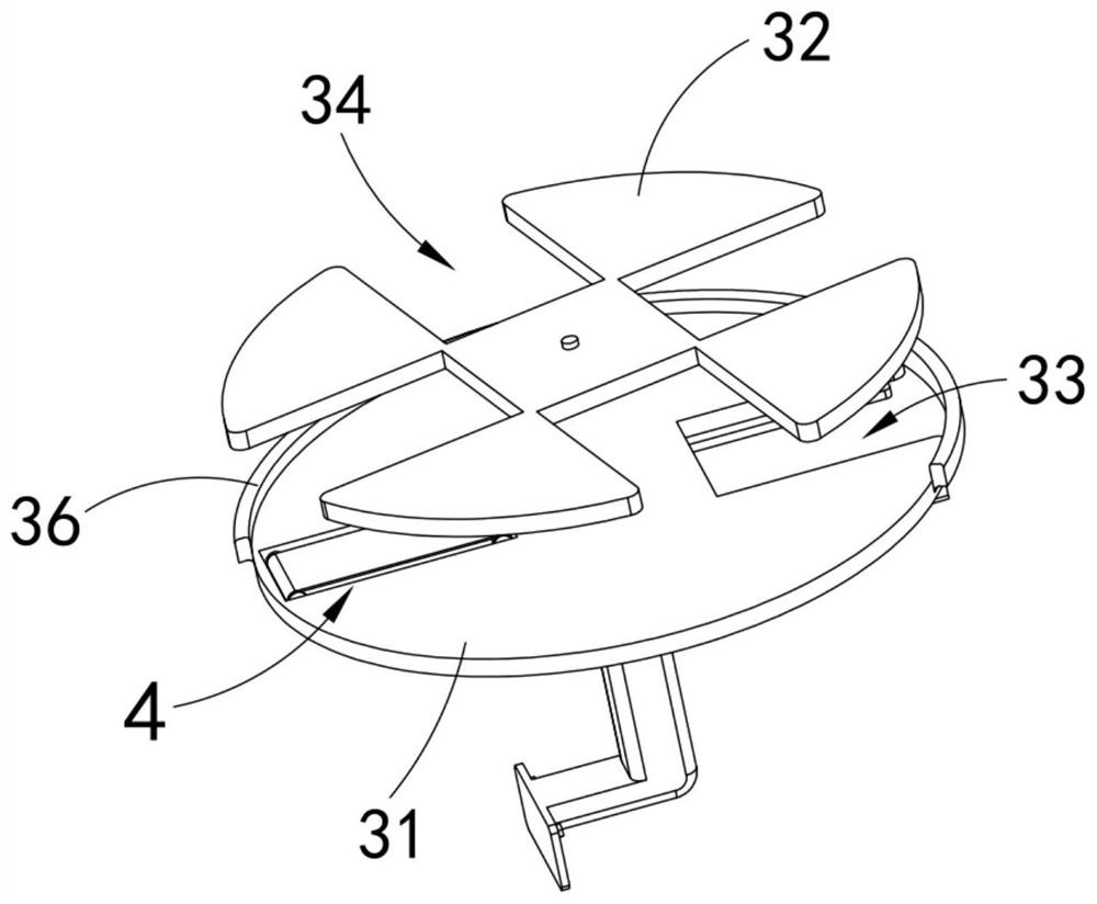 Graphite heat dissipation film finished product collecting device