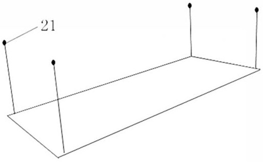 Non-inductive payment method and system based on RFID scanning and UWB positioning