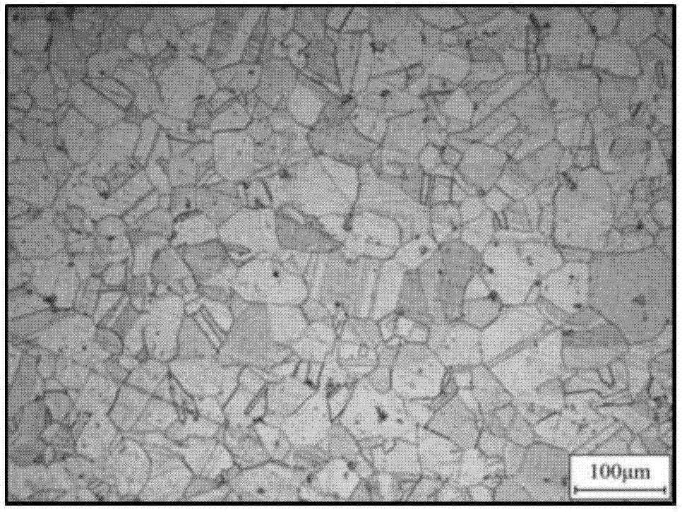 Method for refining grain structure of nickel-based alloy forging by regulating and controlling deformation temperature