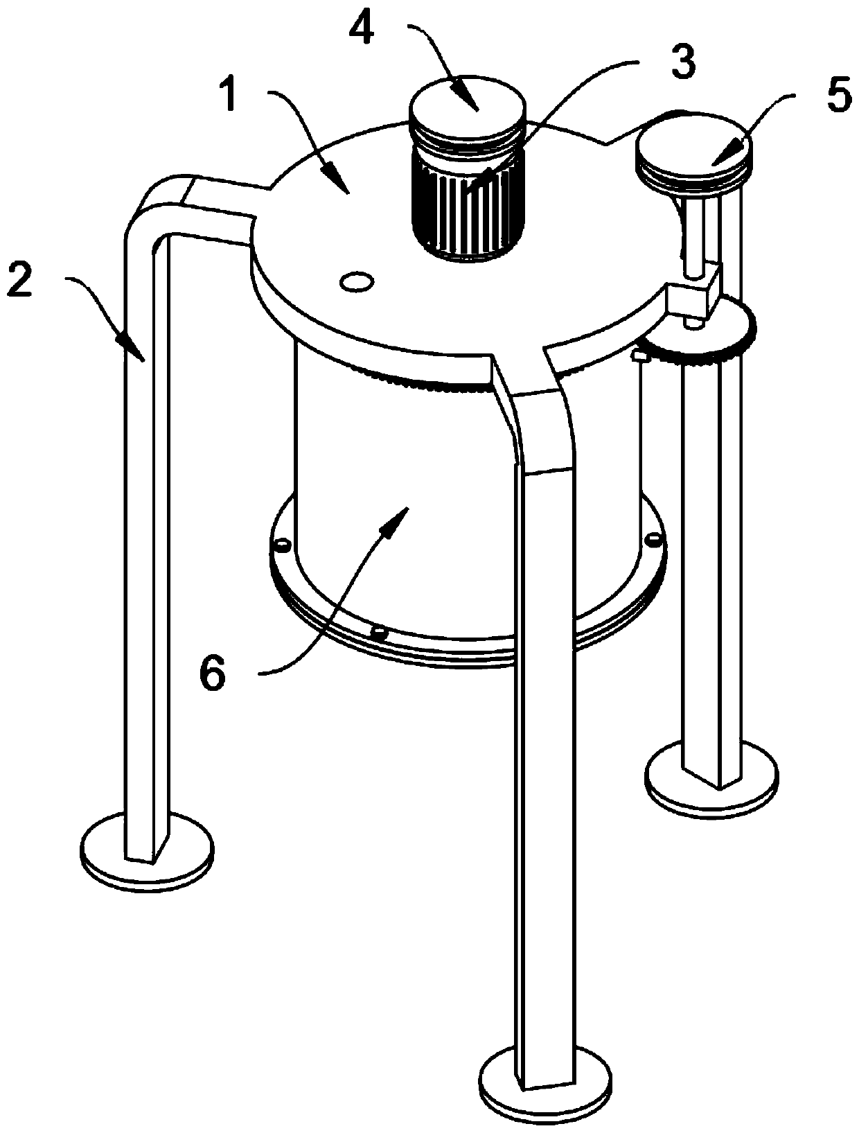 Convenient-to-clean homogenizer based on cosmetic production