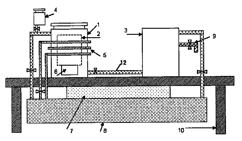 Semiconductor carbon dioxide supercritical sweeping and cleaning machine