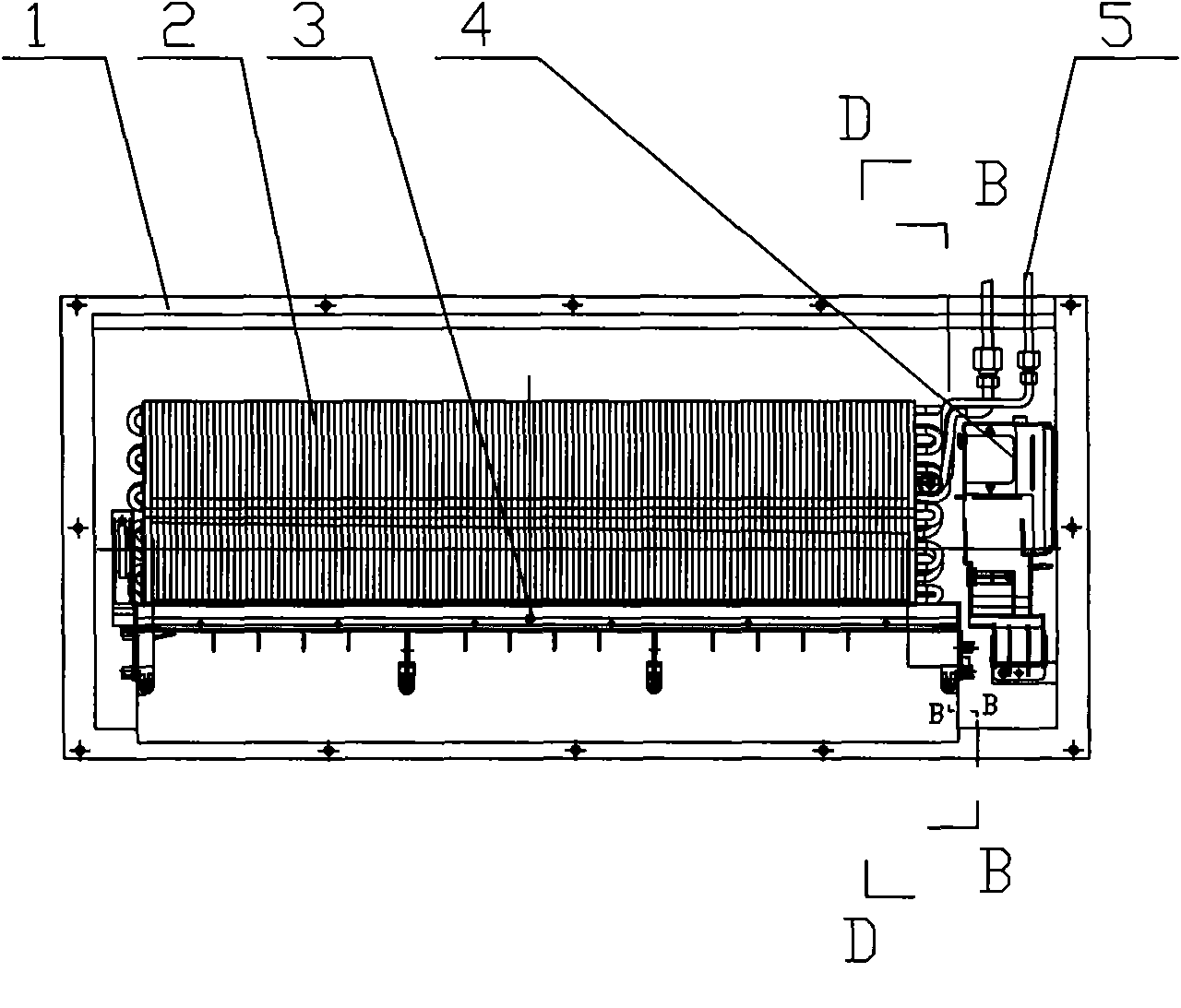 Air conditioning system of project machine