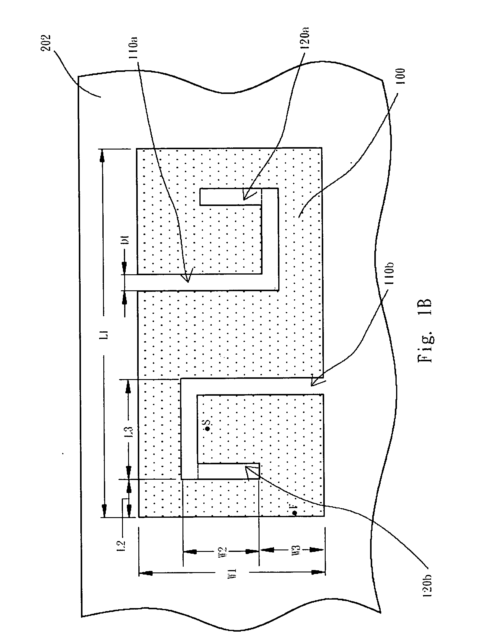 Microstrip antenna having slot structure