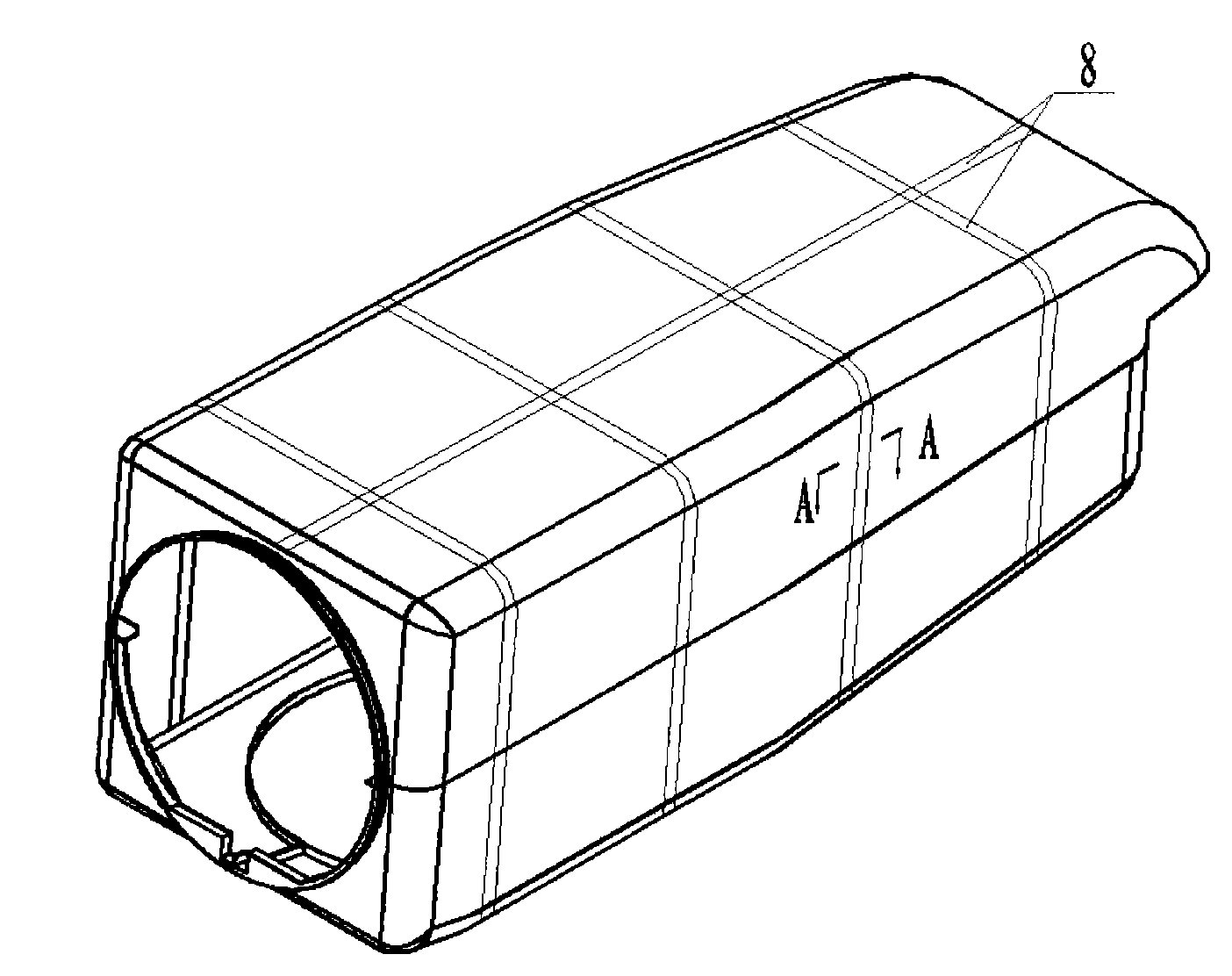 Sound insulation and noise reduction type cabin cover of wind power generator